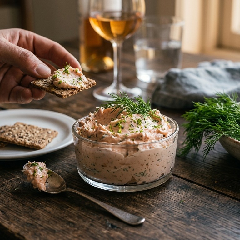 Zalmsalade met dille