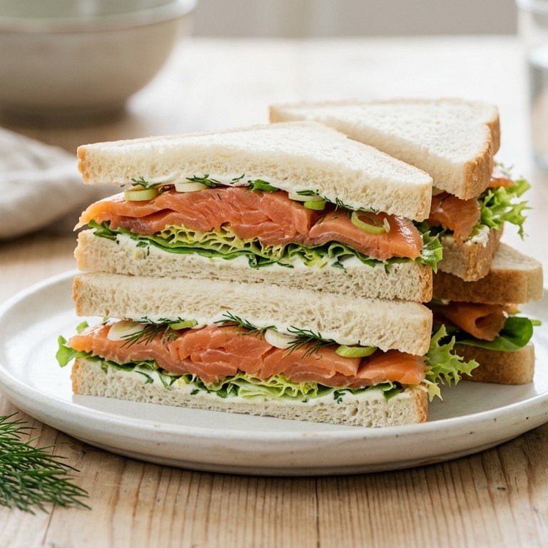 Zalmsandwiches