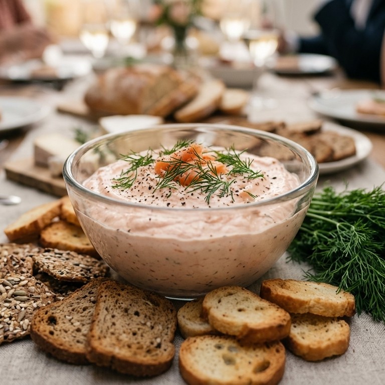 Zalmspread voor bij buffet