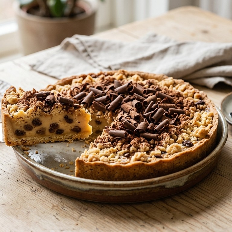 Zandkoek kruimeltaart boelantie