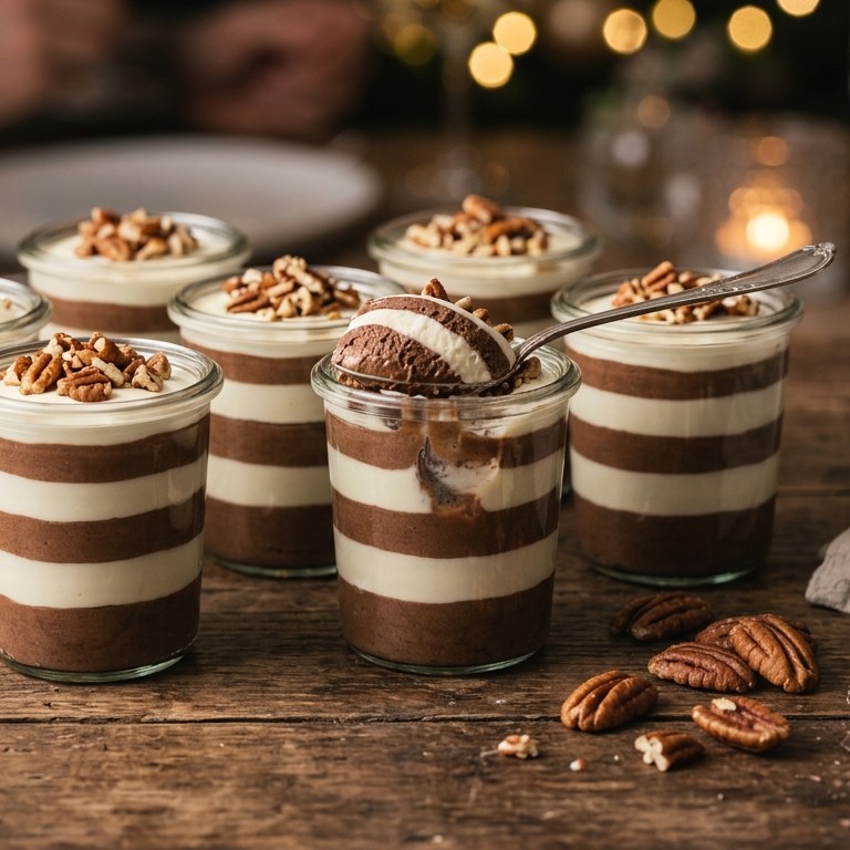 Zebraroomtoetjes met pecannoten