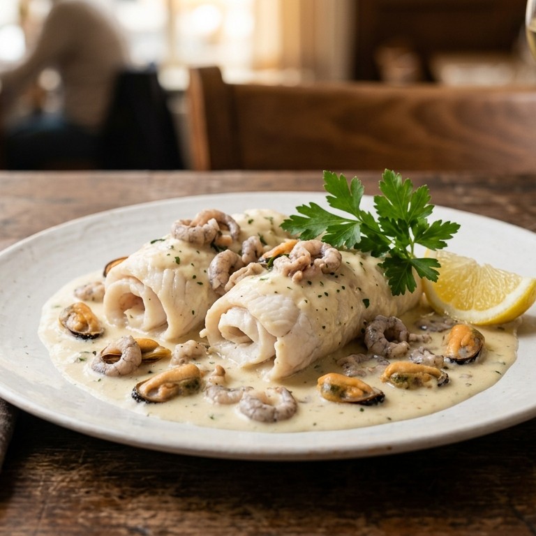 Zeetong met Oostendse saus