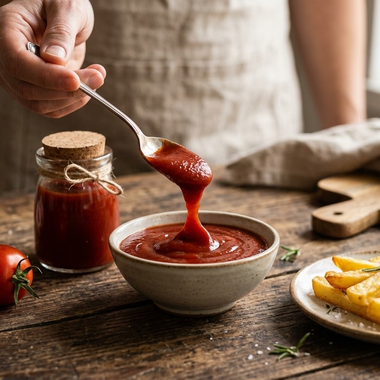 Zelfgemaakte Ketchup