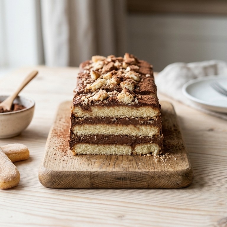 Zelfgemaakte lange vinger-cake voor kinderen