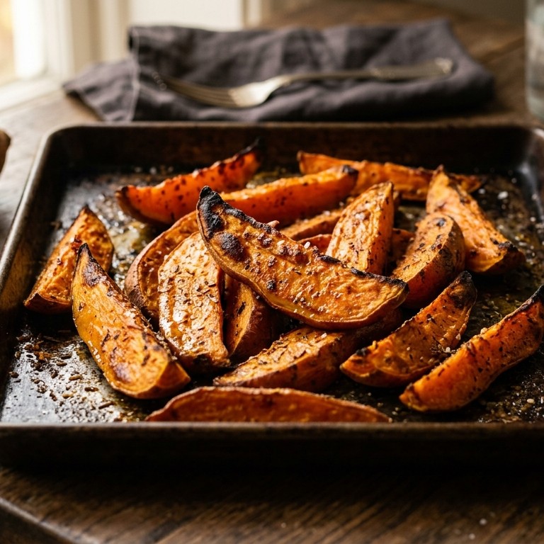Zoete aardappelen uit de oven