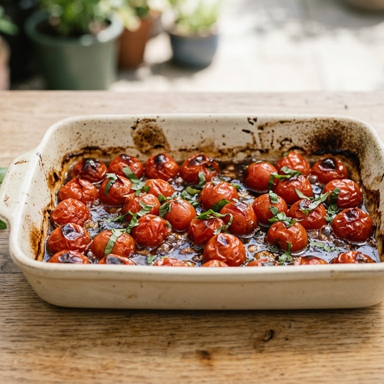 Zoete tomaatjes uit de oven