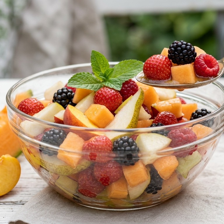 Zoetzure fruitsalade