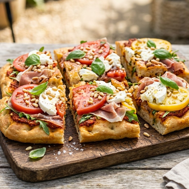 Zomer focaccia