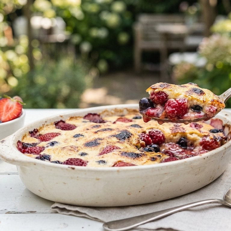 Zomerfruitgratin