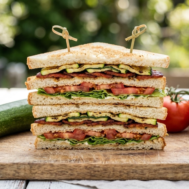 Zomerse clubsandwich