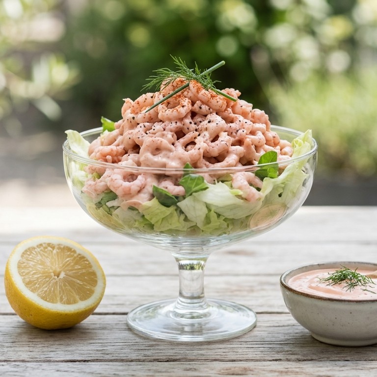 Zomerse garnalensalade