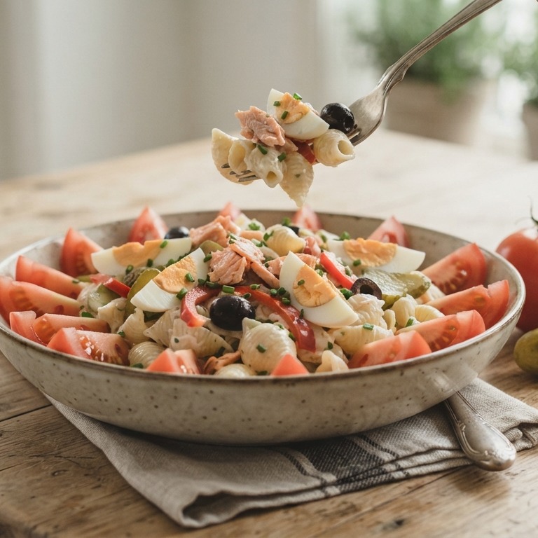 Zomerse macaronisalade
