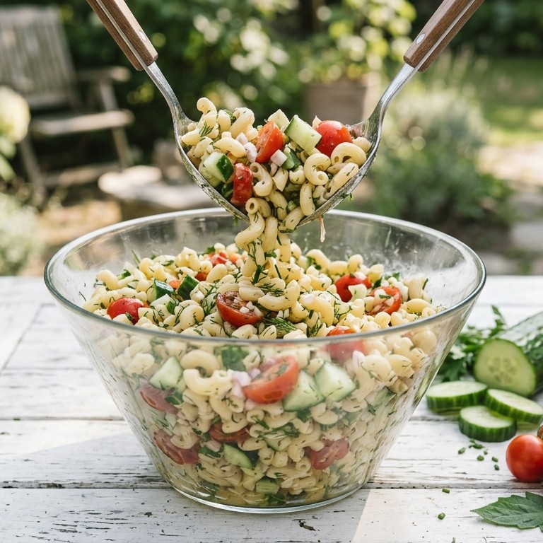 Zomerse pastasalade