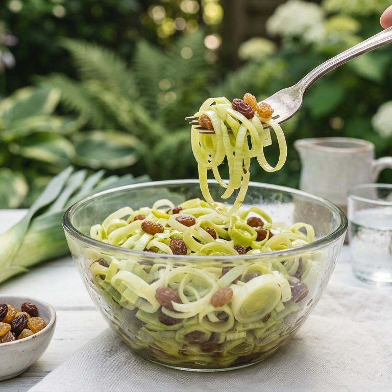 Zomerse prei-salade