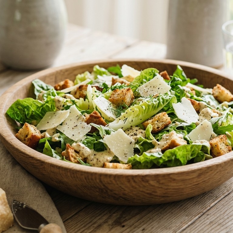 Zomerse salade met citroen-mosterddressing