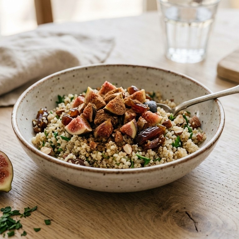 Zoute Quinoa middaglunch